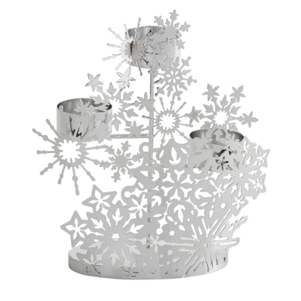 Yankee Candle - Christmas Snowflake Tea Light Candle Holder - LN